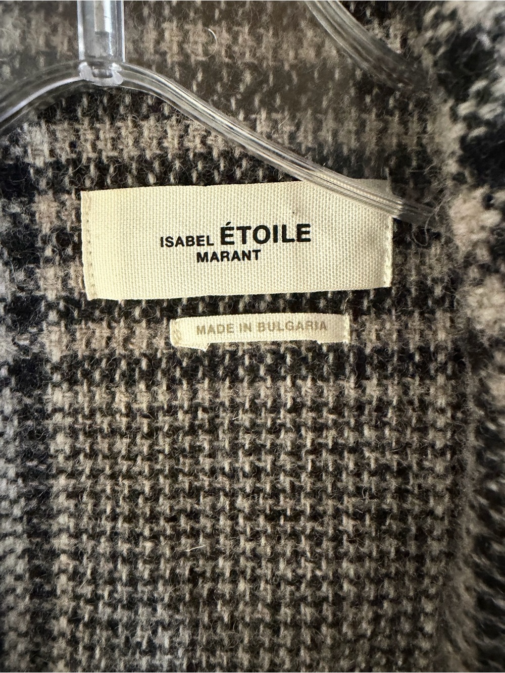 Isabel Marant Étoile Charlyne Checked Plaid Wool Blazer 34 - Picture 9 of 10